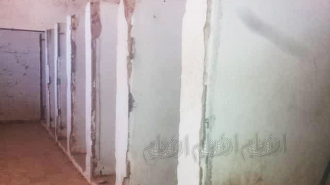 حمامات المدرسه غير صالحة وبحاجة للترميم حمامات المدرسه غير صالحة وبحاجة للترميم